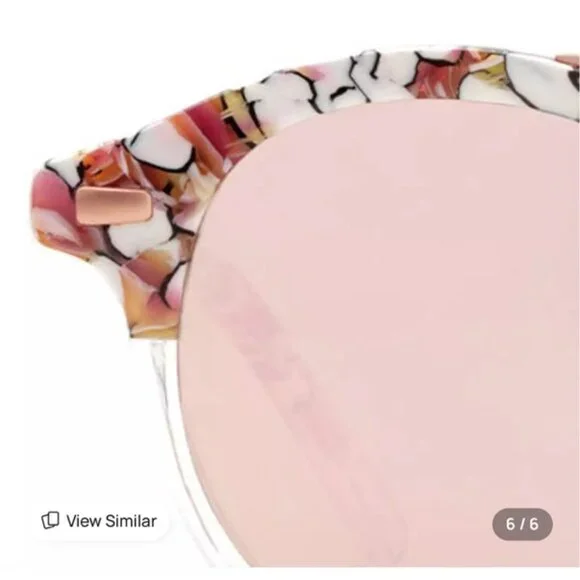 NWT. KREWE ST. LOUIS MIRRORED | LOTUS TO CRYSTAL ROSE GOLD - Picture 9 of 10